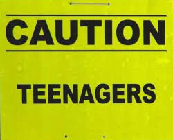 caution teenagers